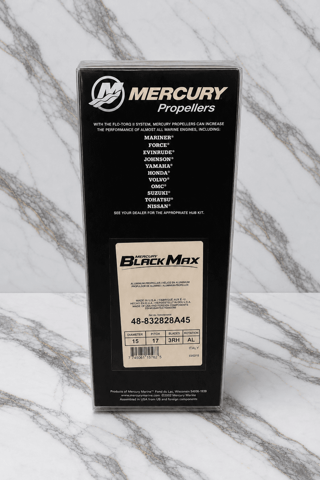 Винт Black Max 15×17 RH Mercury — фото 2